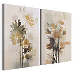 Stampa su tela modulare Dipinto di fiori e foglie