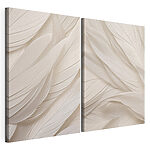 Stampa su tela modulare Delicate onde dalle texture morbide